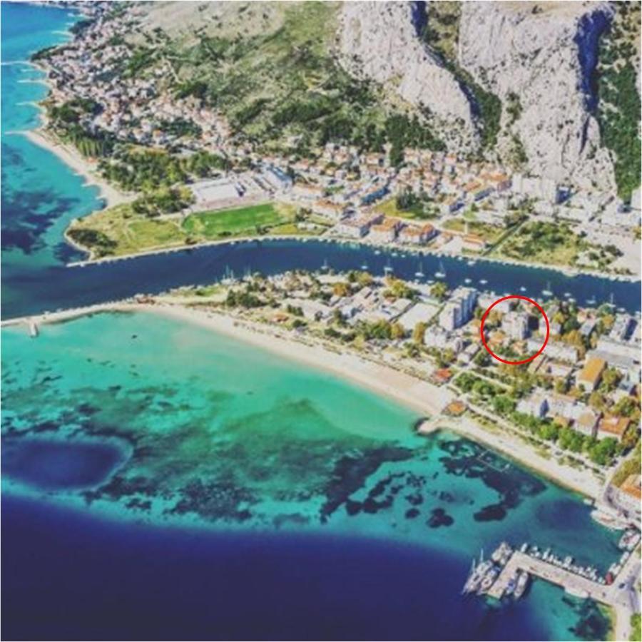Apartman Center Omiš Exteriér fotografie
